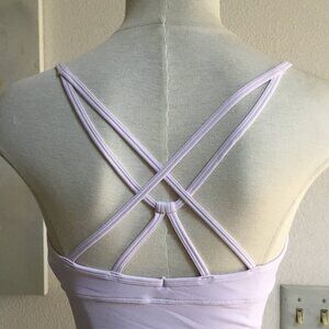 OTOS Athletic Sport Bra Crop Top Strappy Padded Activewear Stretch Lila Various